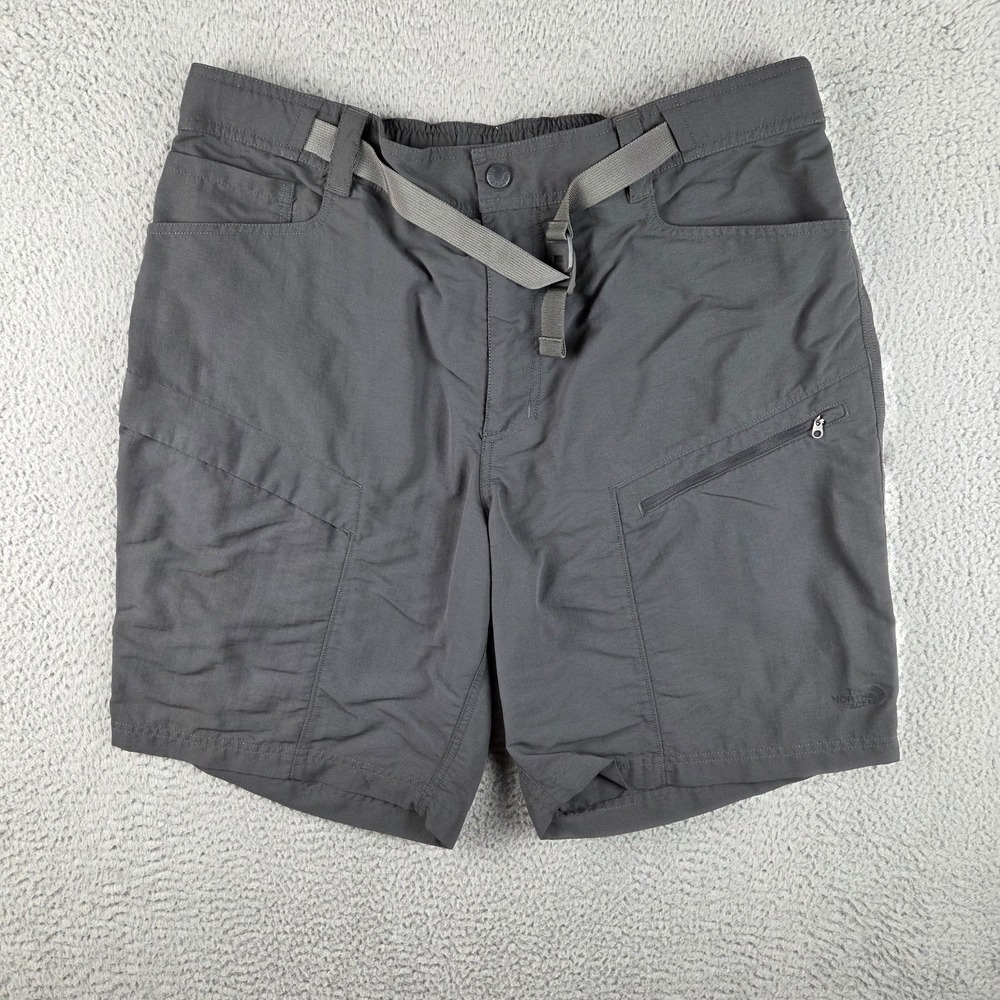 The North Face Belted Cargo Hiking Shorts Mens Size XL (36x10)‎ Gray